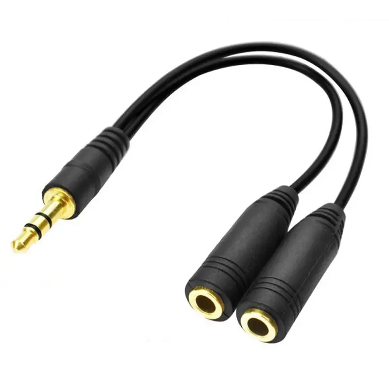 Earphone Splitter Jack - Divisor de auriculares, cable de extensión
