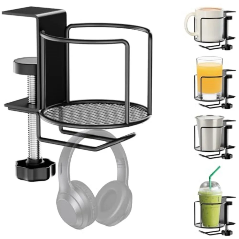 Headphone Stand Desk - Soporte para tazas de escritorio ajustable