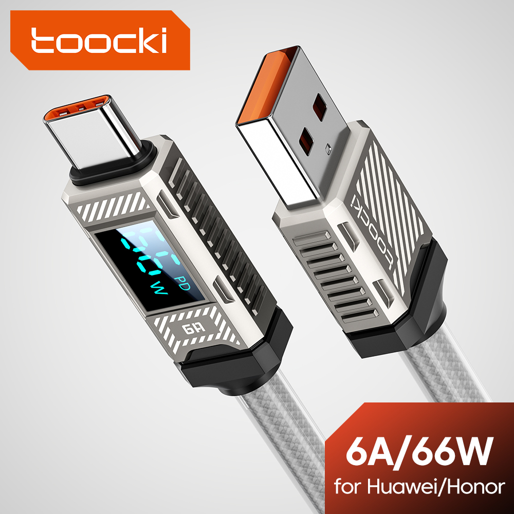 Usb C Earphone - Toocki PD 66W Cable USB C