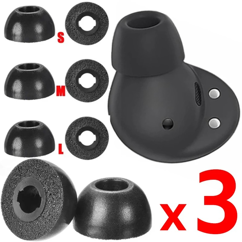 Silicone Ear Tip Replacement - Tapones para los oídos anticaída para