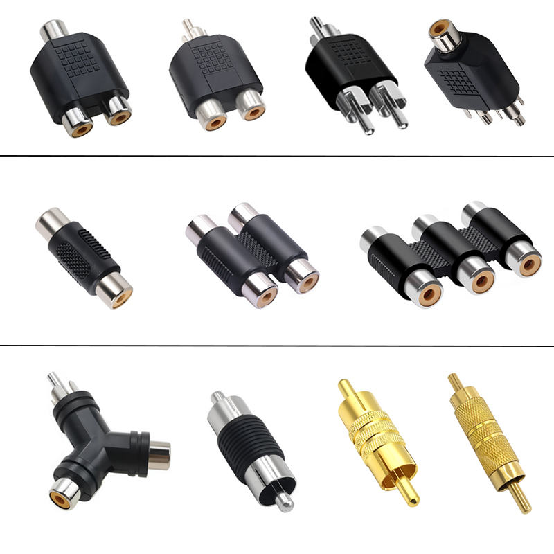 Audio Splitter Y - 5 uds RCA Jack hembra a