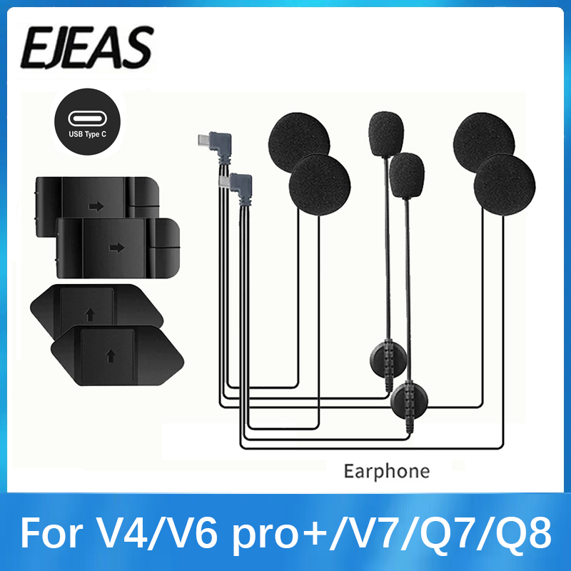 Usb C Earphone - Auriculares originales para casco de motocicleta