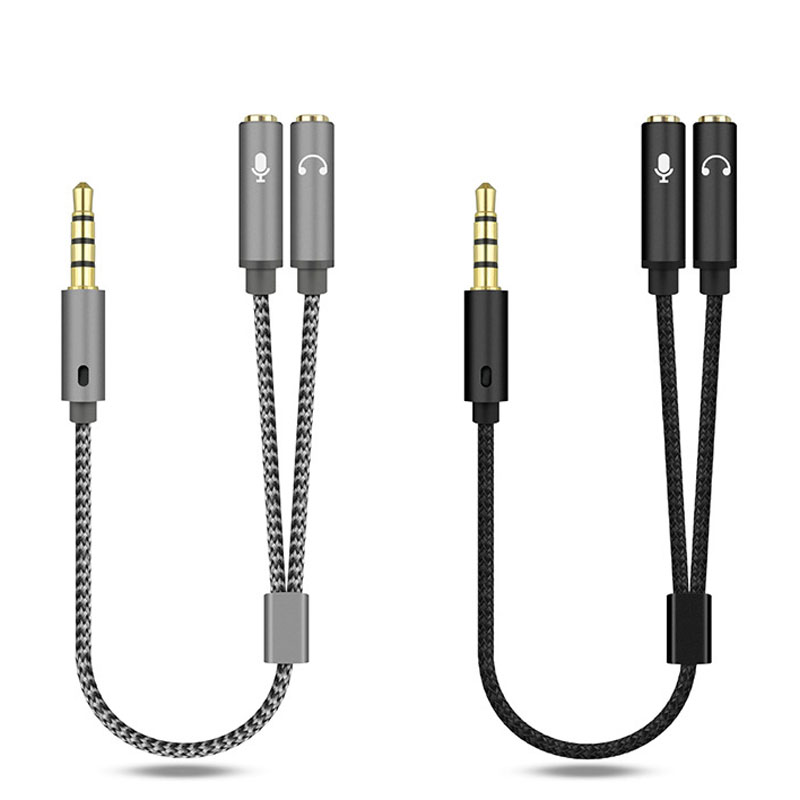 Audio Splitter Y - Divisor de Audio de 3,5mm Y