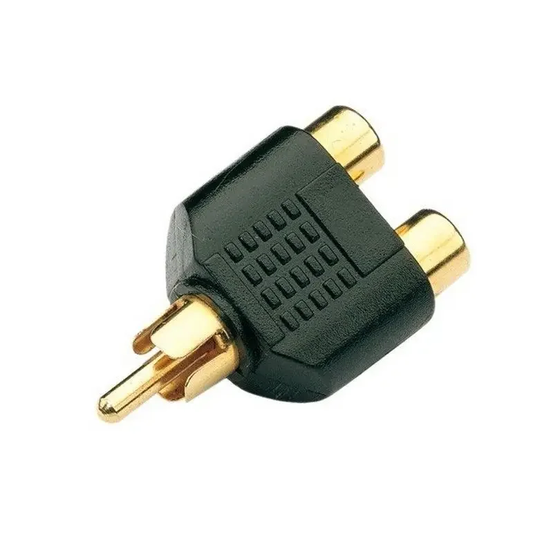 Audio Splitter Y - Lote de 10/100 Uds., divisor RCA,