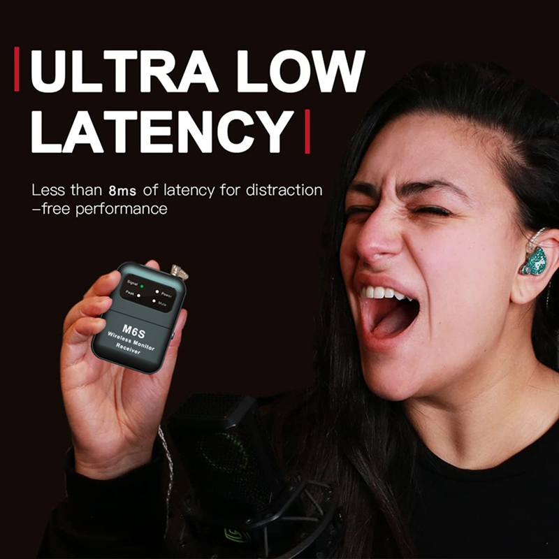 In Ear Monitor Iem - Sistema de Monitor intrauditivo inalámbrico A73E-2.4G