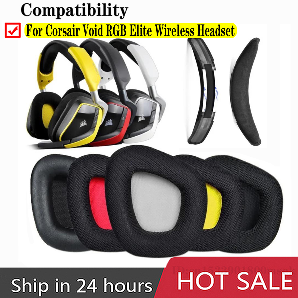 Gaming Headset Rgb - Almohadillas de repuesto para los oídos,