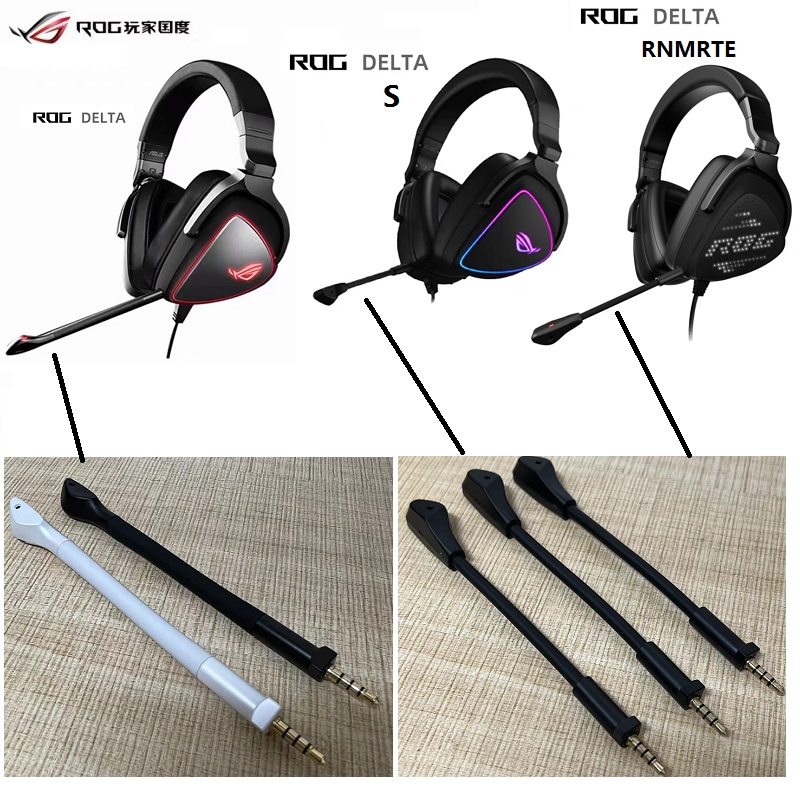 Gaming Headset Rgb - Micrófonos originales para ASUS ROG Delta