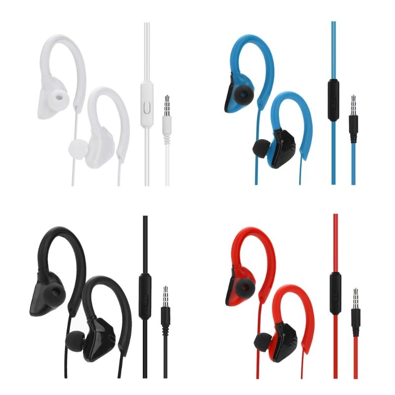 Sports Earphone Hook - Auriculares con auriculares con cableado deportivo