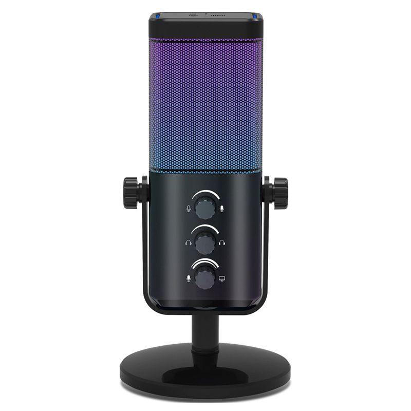 Gaming Headset Rgb - Micrófono para juegos ABZZ-RGB USB-C con