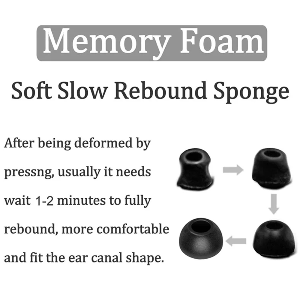 Puntas de espuma viscoelástica - Earphone Foam Tip reseña y precio