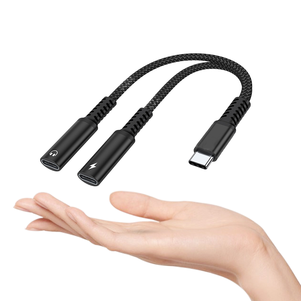 Adaptador de Audio 2 en 1 USB  - Earphone Splitter Jack reseña y precio