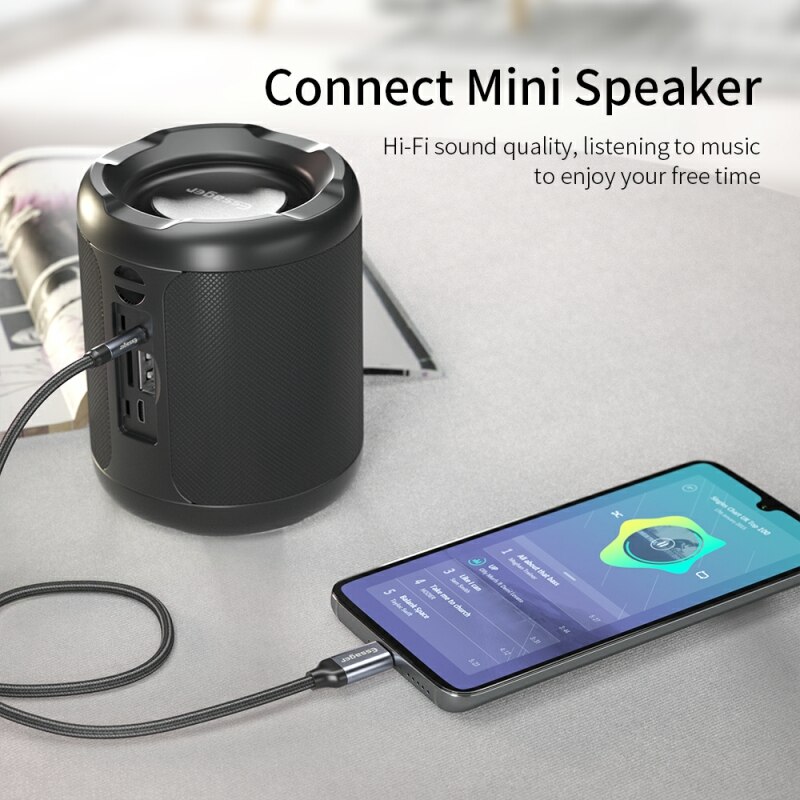 Essager-Adaptador de conector  - Earphone Splitter Jack reseña y precio