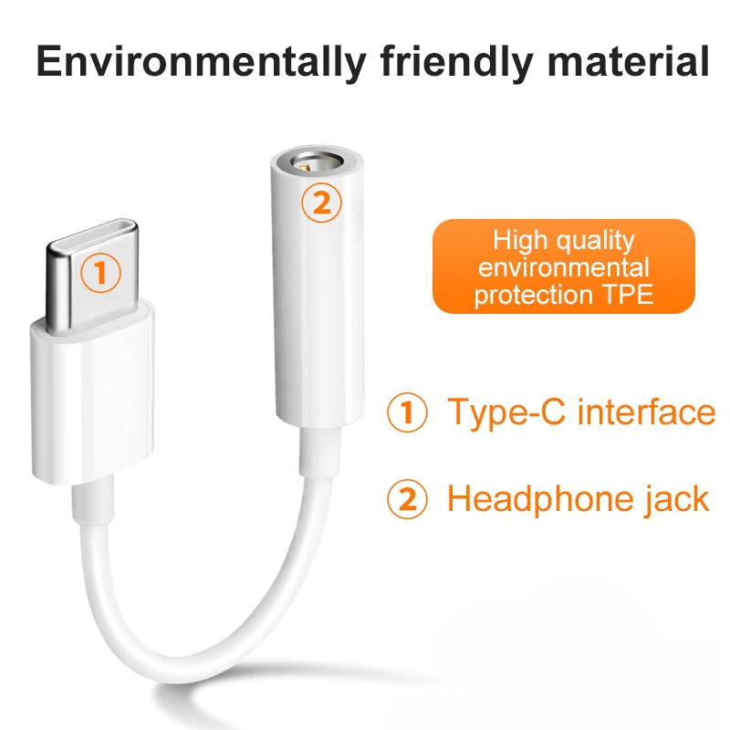 Adaptador USB C a conector par - Usb C Earphone reseña y precio