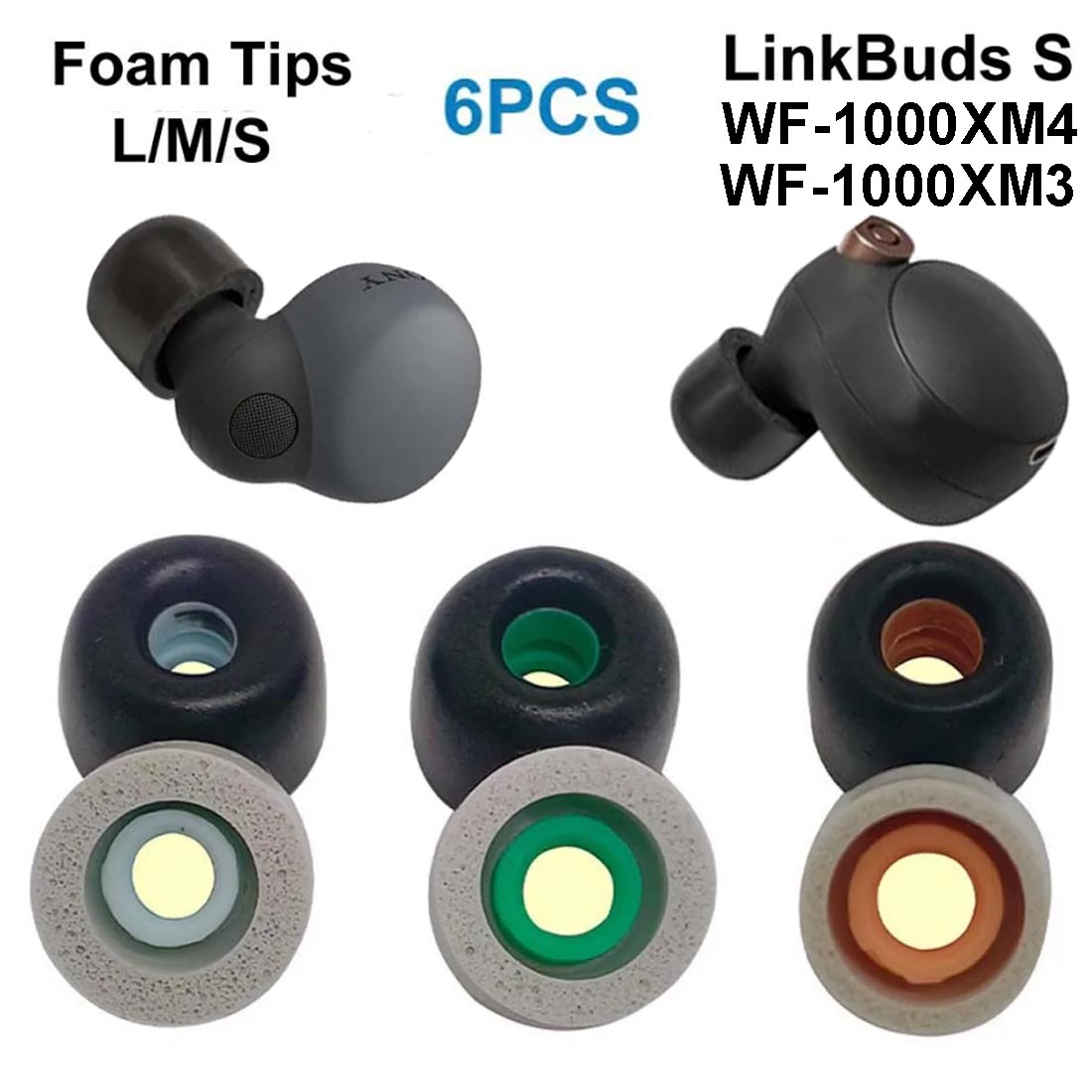 Almohadillas para los oídos de - Earphone Foam Tip reseña y precio