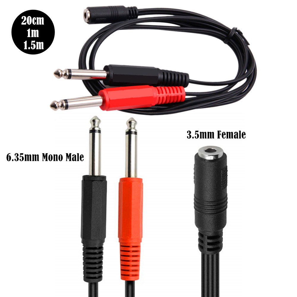 Cable adaptador macho de 6,35  - Cable Extension 3.5 reseña y precio