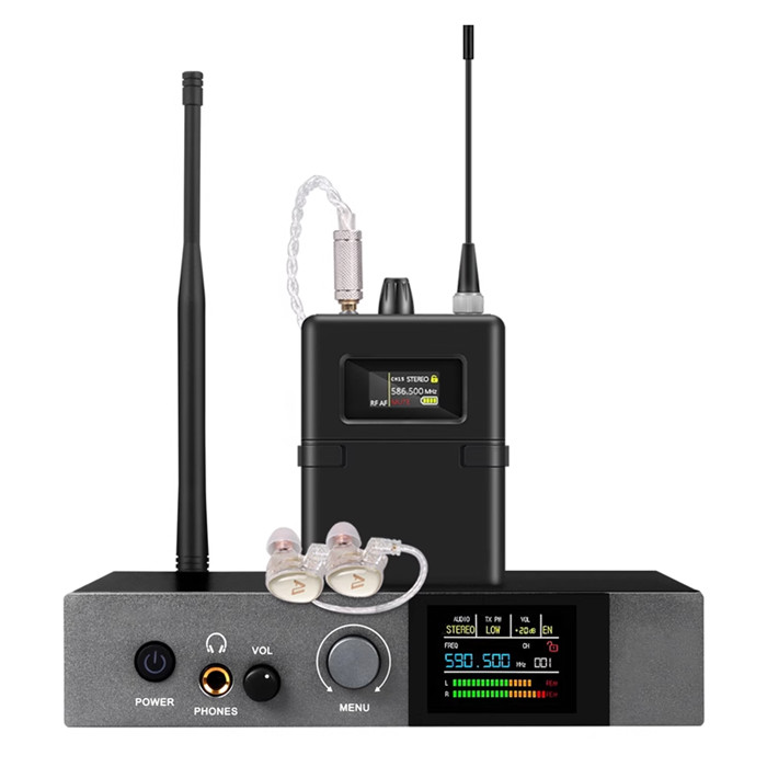 590-599mhz estéreo IEM UHF eta - In Ear Monitor Iem reseña y precio