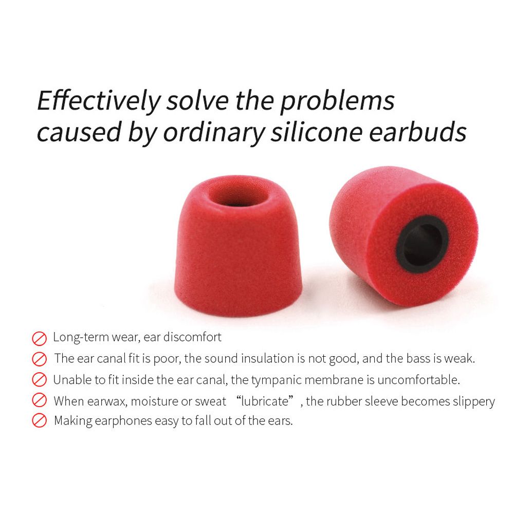 Almohadillas de espuma viscoel - Earphone Foam Tip reseña y precio