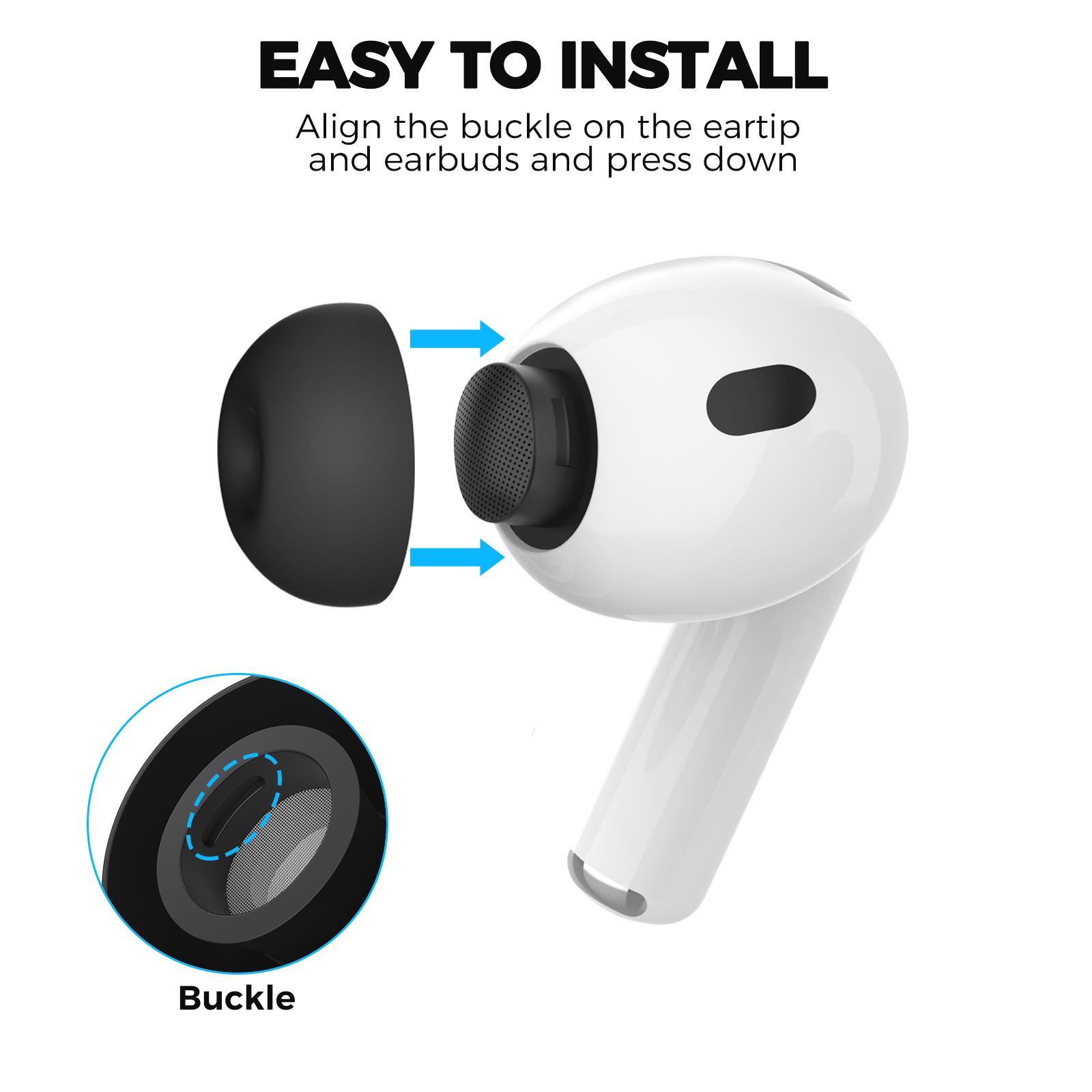 Para AirPods Pro 3, XDcase, 4  - Silicone Ear Tip Replacement reseña y precio