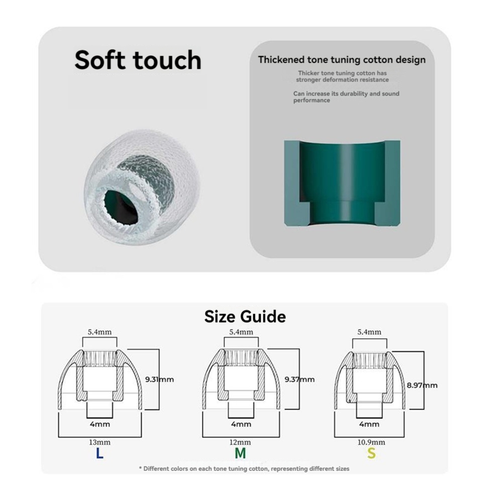 [AAAE 2026] 3 Pares de Almohad - Silicone Ear Tip Replacement reseña y precio