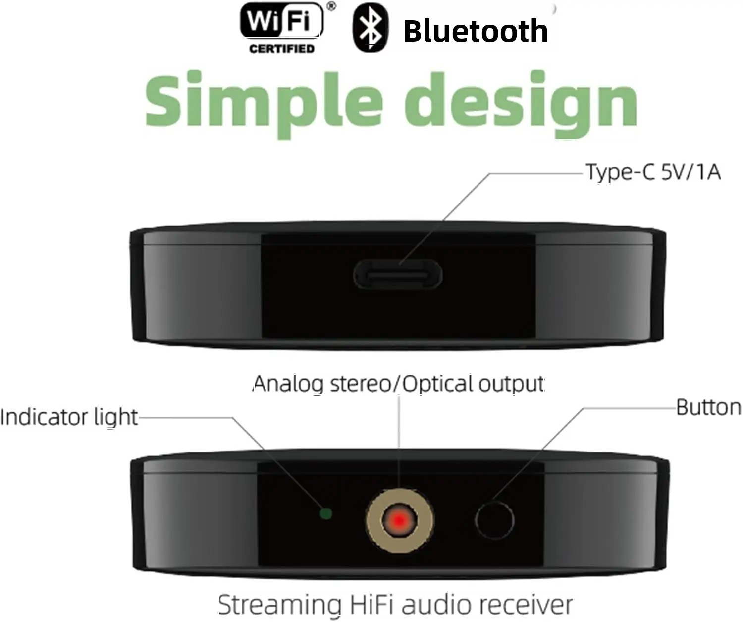 Receptor de audio de alta reso - Bluetooth Adapter Receiver reseña y precio