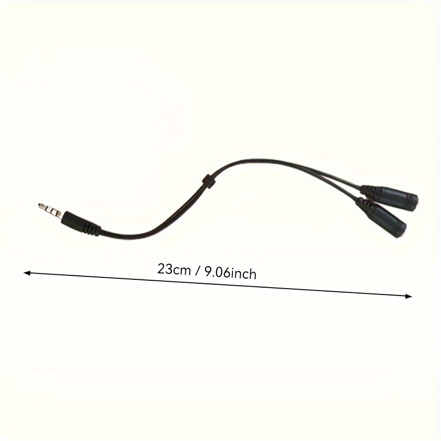 Adaptador de cable divisor TRR - Audio Splitter Y reseña y precio