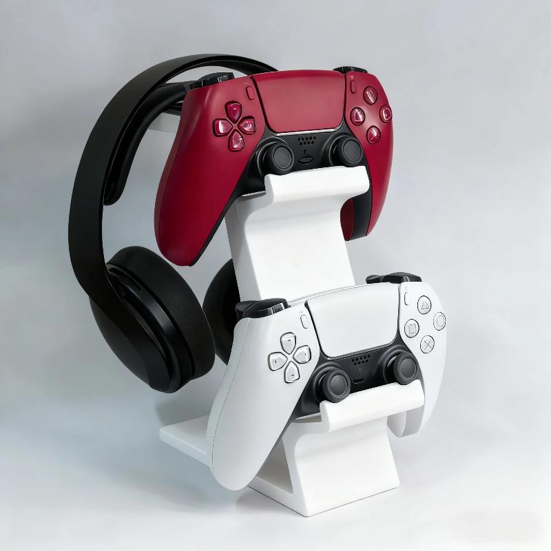 ● Soporte de controlador 3 en  - Headphone Stand Desk reseña y precio