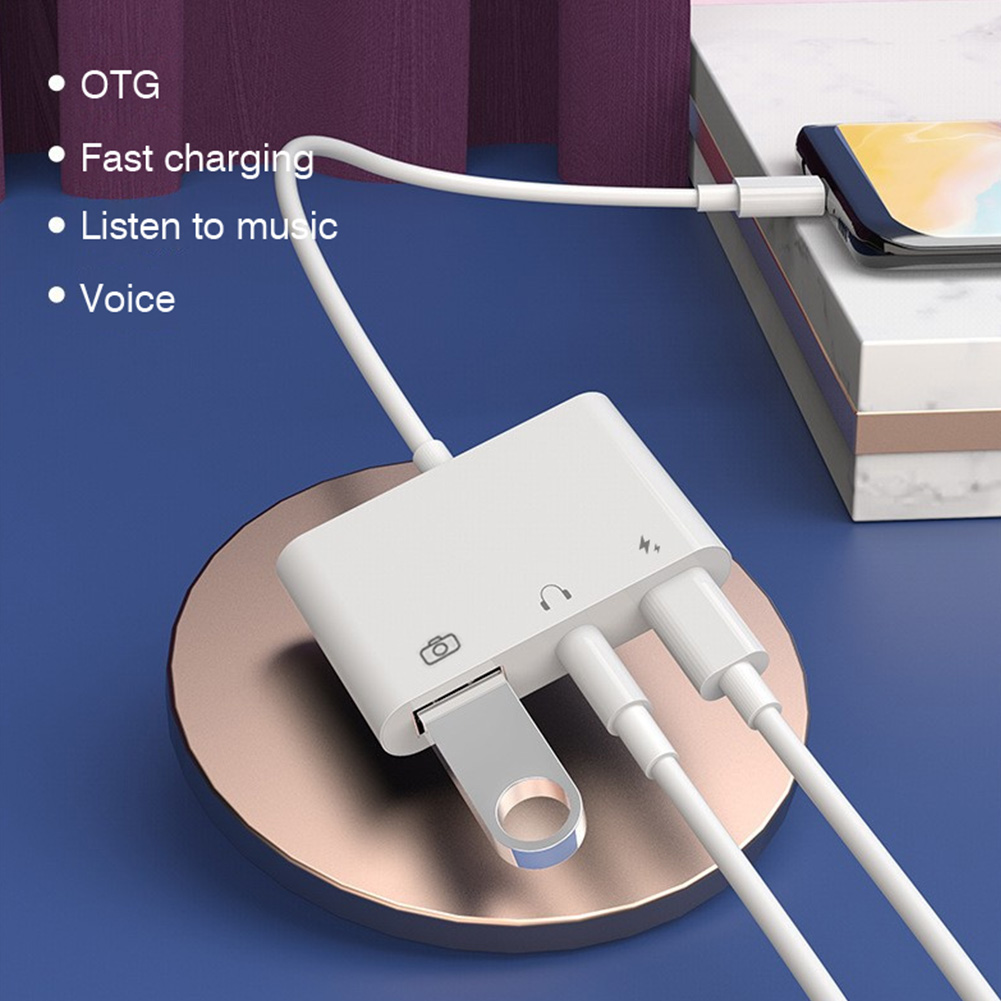 Adaptador de Audio 3 en 1 Tipo - Earphone Splitter Jack reseña y precio