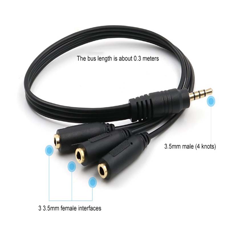 Adaptador Divisor de Audio de  - Earphone Splitter Jack reseña y precio