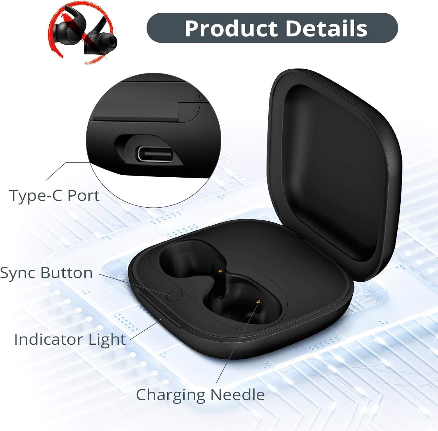 Caja de carga para auriculares - Usb C Earphone reseña y precio