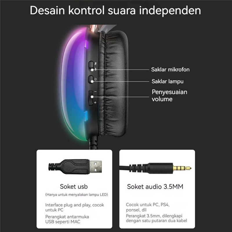 Ingenious-ONIKUMA-auriculares  - Gaming Headset Rgb reseña y precio