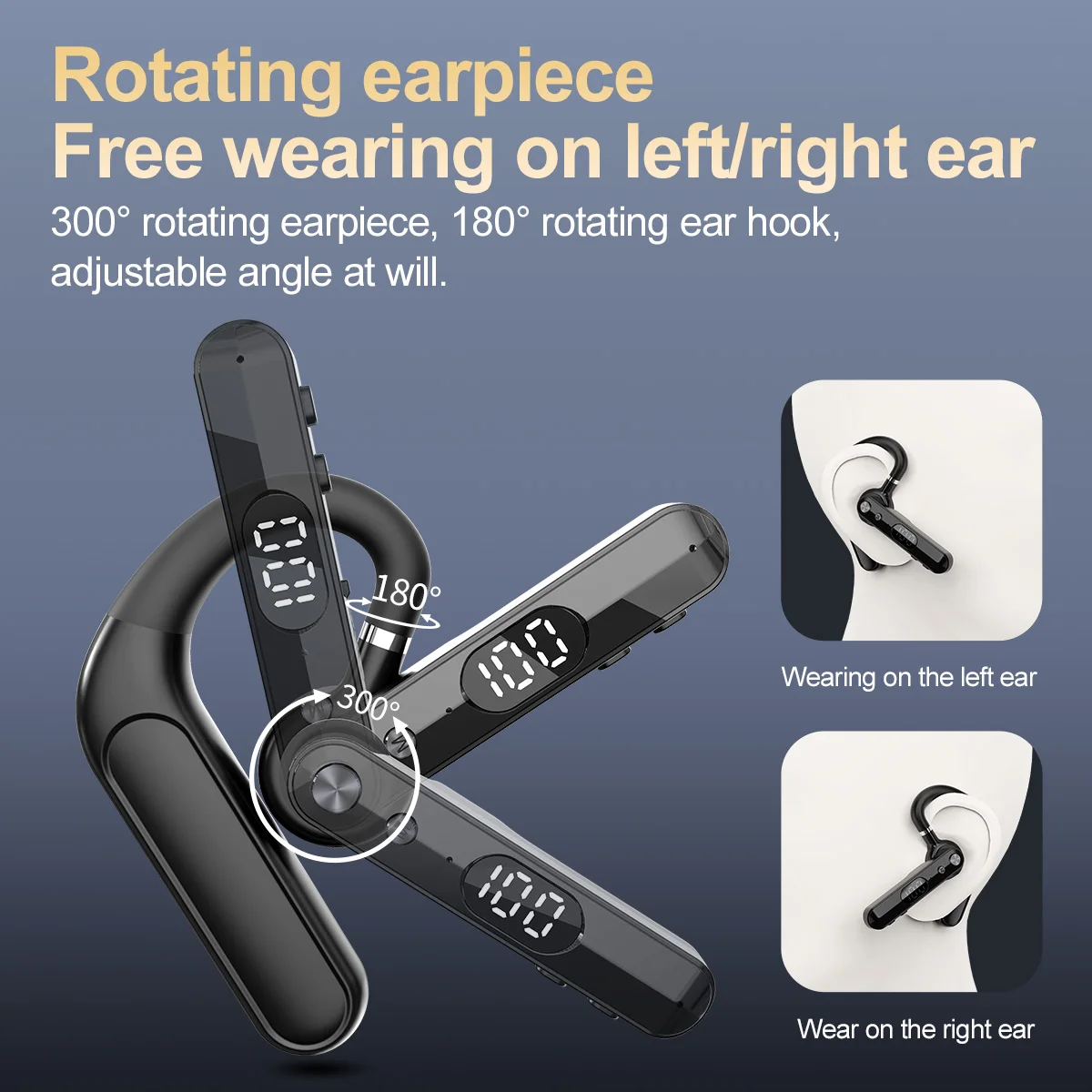 Auriculares inalámbricos Bluet - Bluetooth Headset On Ear reseña y precio