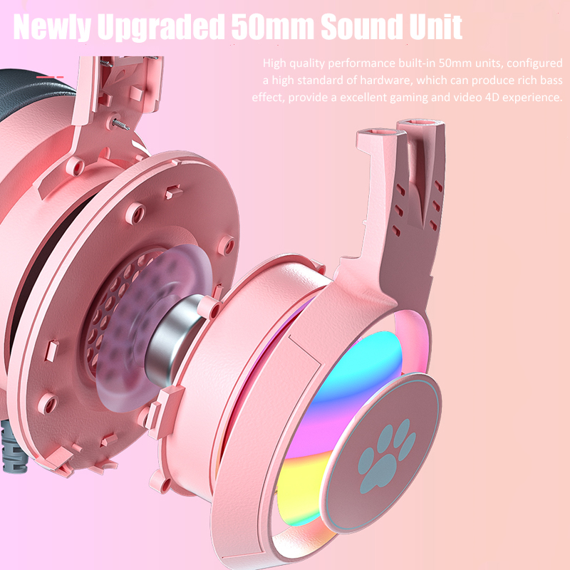 Auriculares con orejas de gato - Gaming Headset Rgb reseña y precio