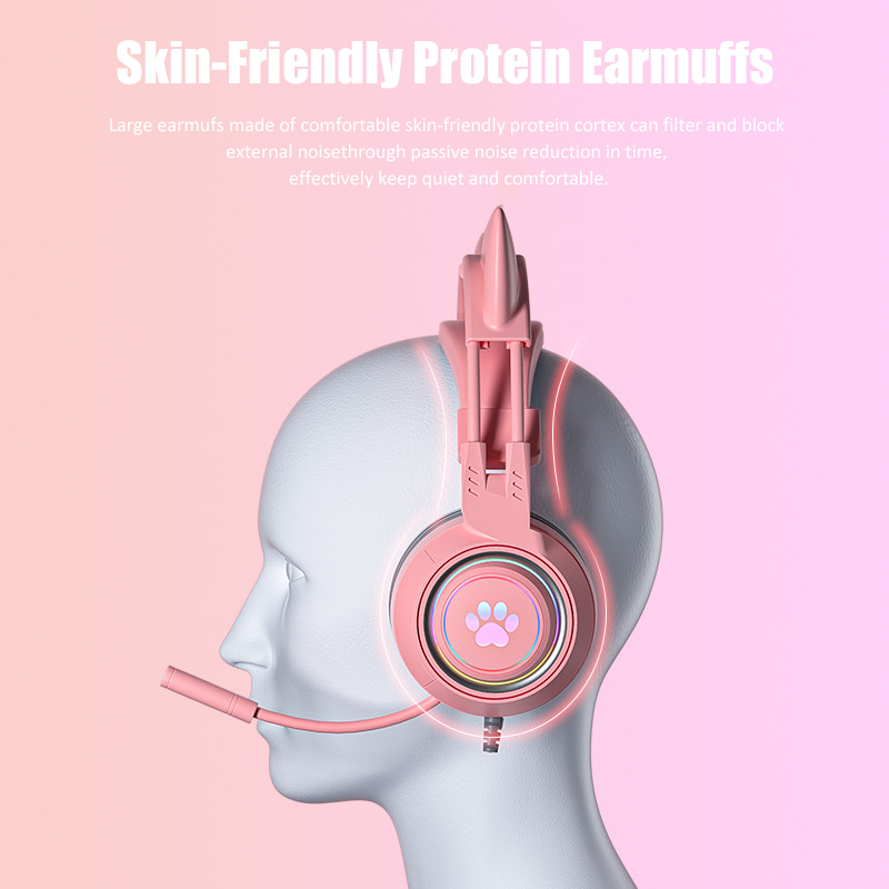 Auriculares con orejas de gato - Gaming Headset Rgb reseña y precio