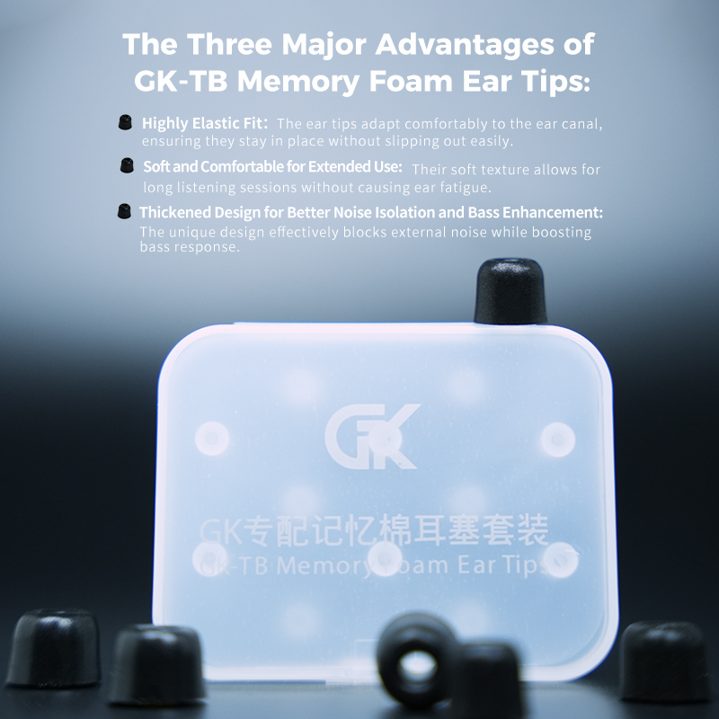GK-TB 3 pares (6 uds) almohadi - Earphone Foam Tip reseña y precio