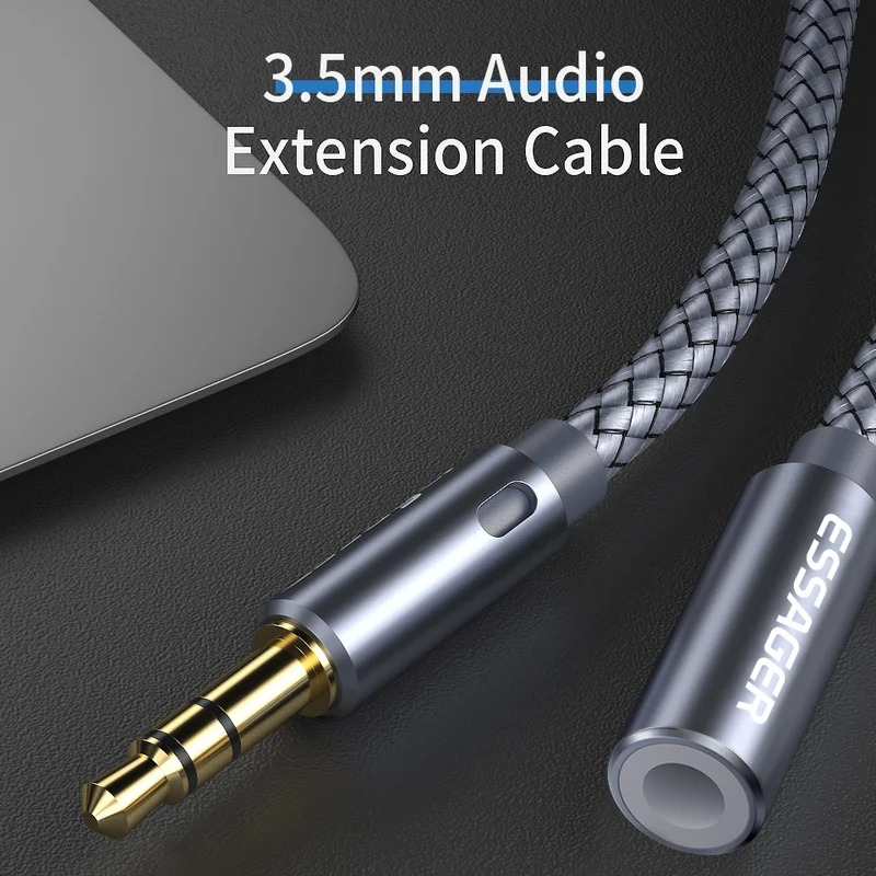 Cable de extensión para auricu - Earphone Splitter Jack reseña y precio