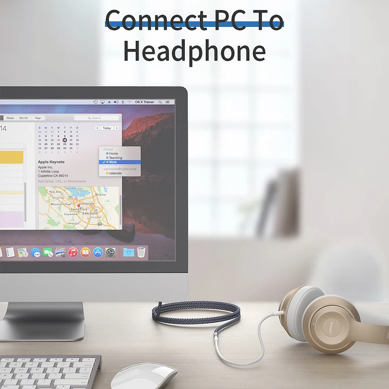 Cable de extensión para auricu - Earphone Splitter Jack reseña y precio