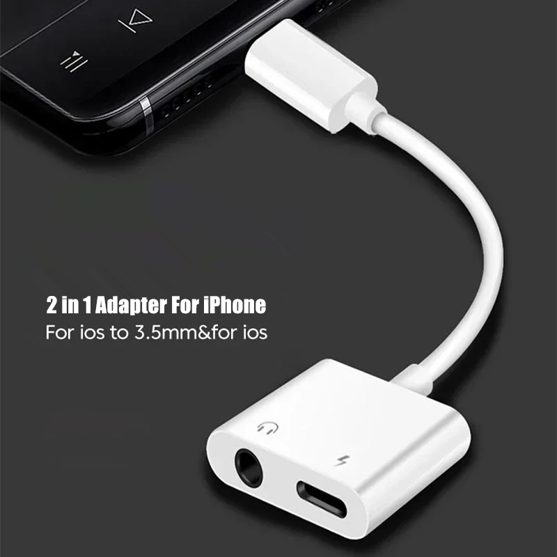 Adaptador de Audio y Carga 2 e - Earphone Splitter Jack reseña y precio